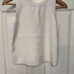 Banana Republic Ivory knit  tank Top